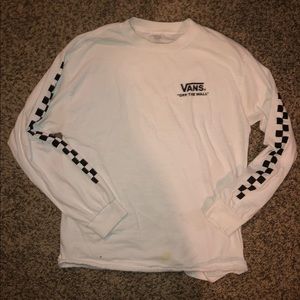 vans checkered long sleeve